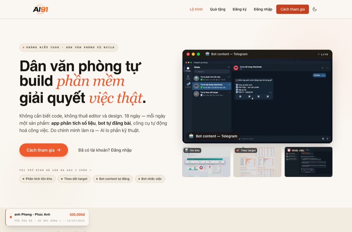 Lộ trình AI91