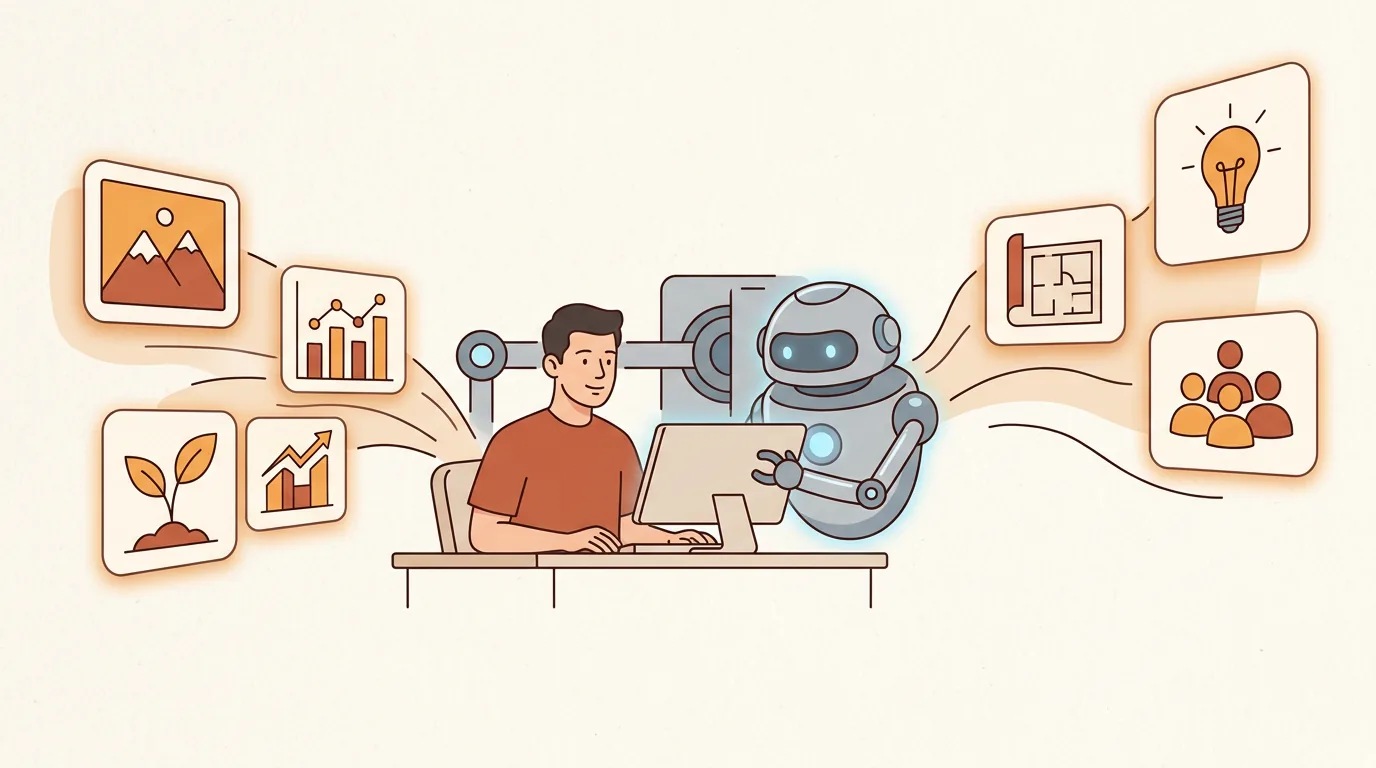 Một người được robot AI nhân sức lên, một mình mà ra nhiều kết quả, AI là đòn bẩy không phải thay thế