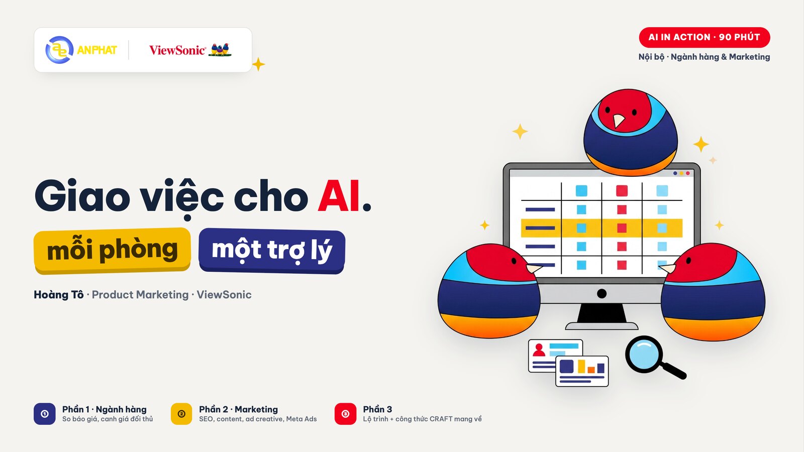 Slide mở đầu bộ training AI cho An Phát PC