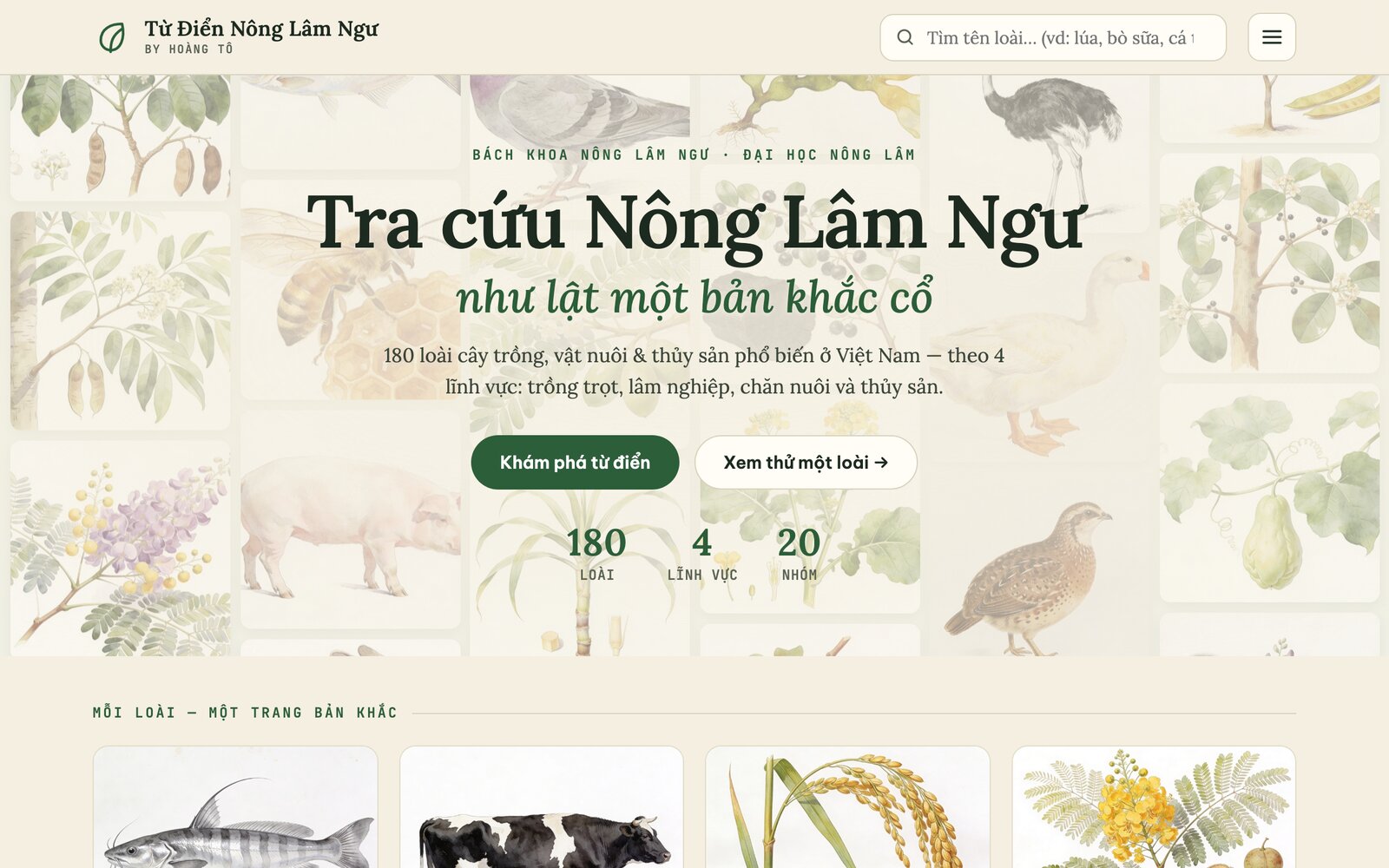 Từ điển Nông Lâm Ngư